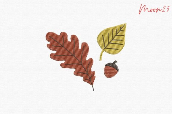 Autumn Leaves Acorn Patch Set