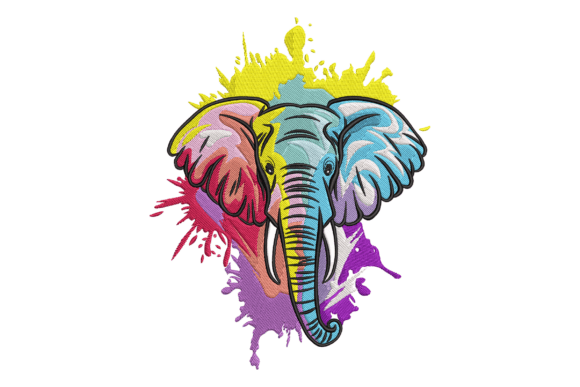 Color Splash Elephant