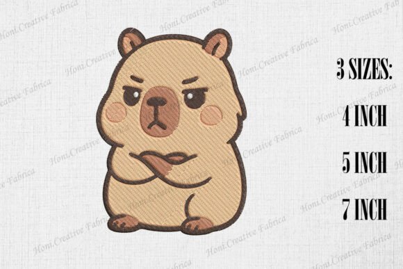 Cute Grumpy Capybara