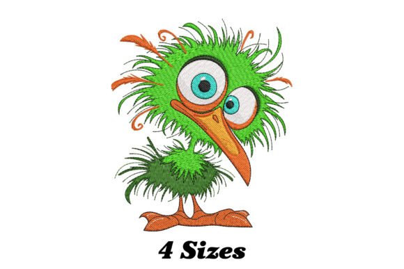 Funny Crazy Bird: Whimsy That Stitches With Heart