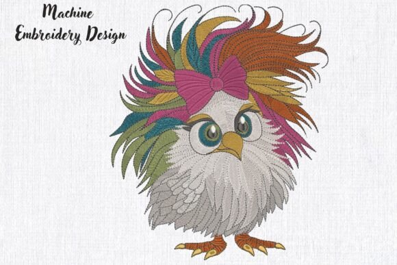 Funny Crazy Chicken Girl