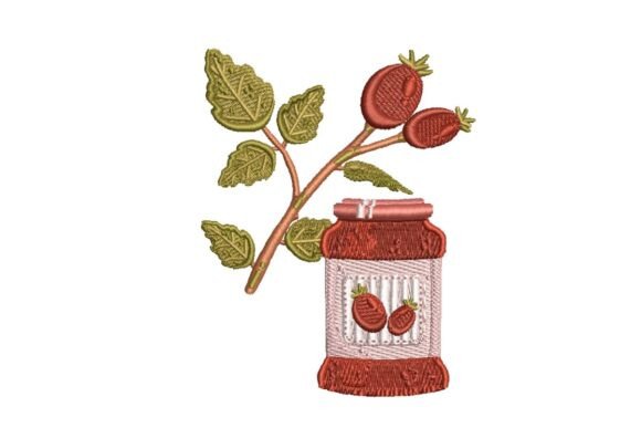 Hawthorn Jam Embroidery Design