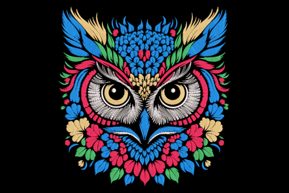 Mandala Owl: A Thoughtful Embroidery Design for Meaningful Gifts