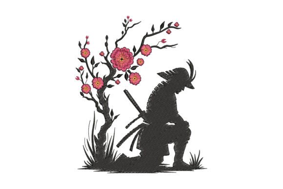 Samurai Under Cherry Blossoms