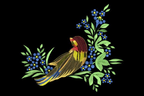Songbird in Blueberry Garden