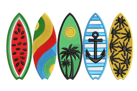 Summer Surfboards Set