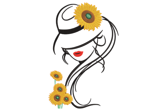 Sunflower Lady Embroidery Design Review